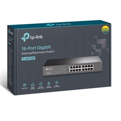 Switch 16 puertos 10/100/1000 TP-Link SG1016D