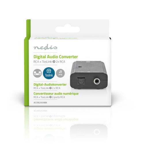 Convertidor audio Digital-Coaxial a RCA anaolgico Convertidor audio Digital-Coaxial a RCA anaolgico