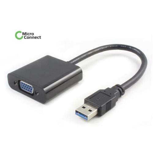 Convertidor USB 3.0 a VGA tarjeta grafica MicroConnect