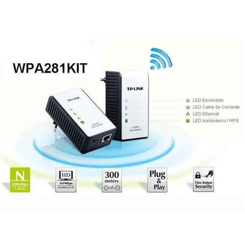 KIT Homeplug PLC 200Mbps+PLC Wifi 300Mbps