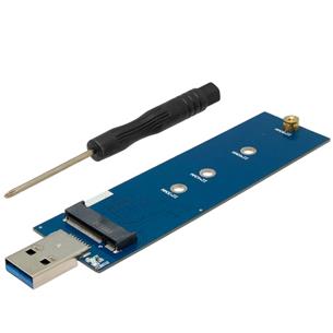 Adaptador USB 3.0 a M.2 SATA SSD tipo B o B+M