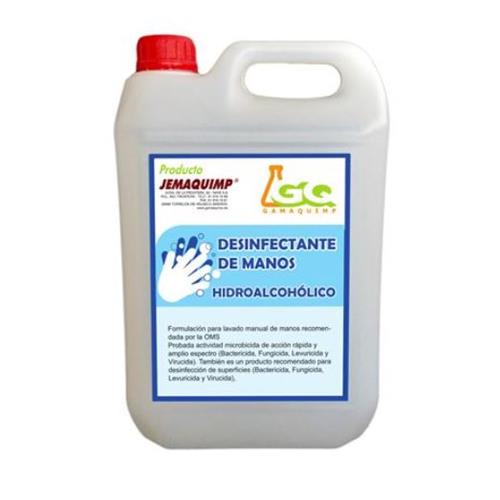 Gel Gigienizante Hidroalcoholico 5 Litros