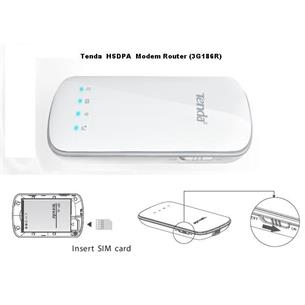 Router Portatil 3G Wifi-N HSPA Tenda 3G186 SIM