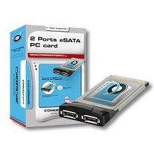 Tarjeta Pcmcia 2 x E-Sata Conceptronic