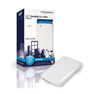 Caja 2,5" Usb2 para Sata Conceptronic Blanco