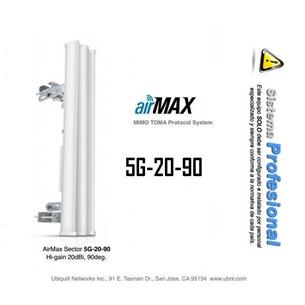 Antena Wifi Sectorial 90º 20dBi 5Ghz Ubiquiti