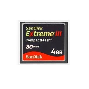 Memoria CompactFlash 4Gb Sandisk eXtreme III