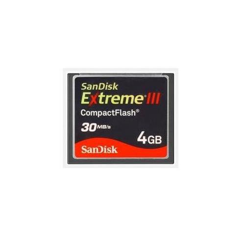 Memoria CompactFlash 4Gb Sandisk eXtreme III