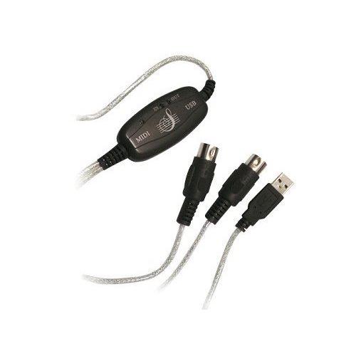 Convertidor USB a MIDI con cable 1.5m