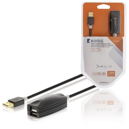 Prolongador USB 2.0 extension 5m Konig