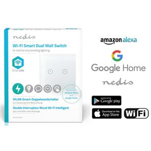 Nedis Doble int. inteligente Wifi Alexa Google