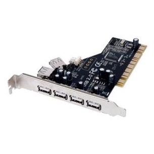 Tarjeta PCI USB 2.0 4 + 1 Konig