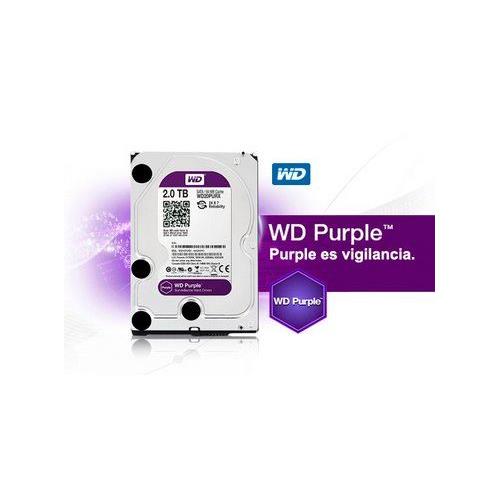 Disco Duro 3.5" WD2Tb Sata3 64mb purple CCTV