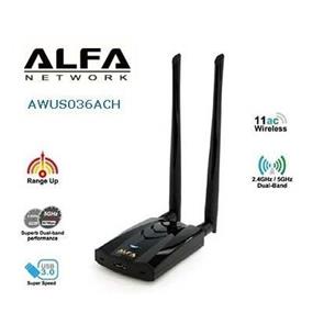 Adaptador Wifi USB3.0 Alfa Network 036ACH Dual