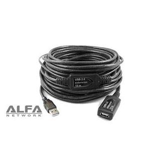 Prolongador USB 2.0 extension 15m Alfa Network