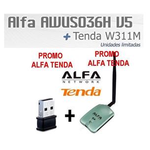 Adaptador Wifi 2W+Ant.5dBi SMA USB Alfa Network