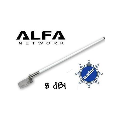 Antena Wifi Omni. marina 8 dbi Alfa Network 2.4Ghz