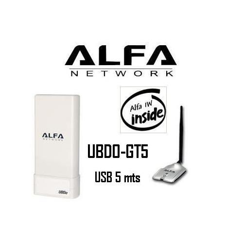 Adaptador Wifi 1W Exterior UBDO-GT5 Alfa Network