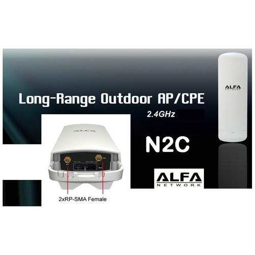 Punto de Acceso Alfa Network N2C 2x2 Long Range