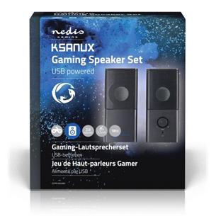 Altavoces amplificados PC Usb 6W Nedis 3.5mm