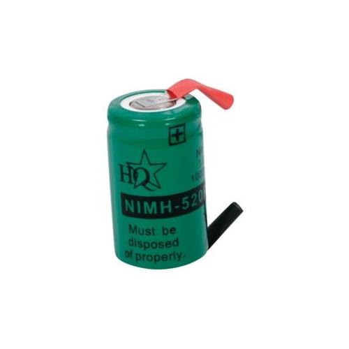 Bateria 1,2V 1000mAh NI-MH 1/2 A soldar