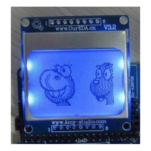 Pantalla LCD Nokia 5110 compatible Arduino