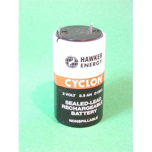 Bateria plomo 2V 2,5Ah Cyclon 34x61mm
