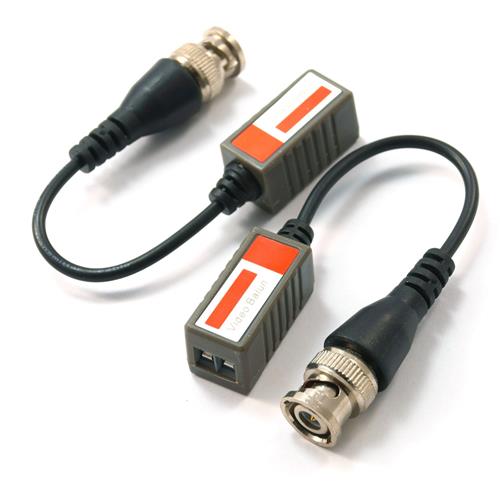 Balun video AHD/CVI/TVI, con 10cm cable, 330m, pareja