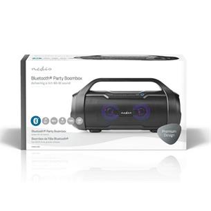 Altavoz portatil Bluetooth 6h 60W Leds Nedis