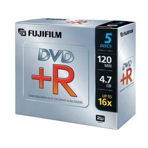 DVD+R 16X 4,7GB 120mn por unidad FUJI