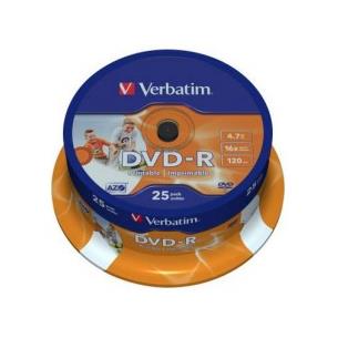 DVD+R X16 4,7GB RW terrina de 25u