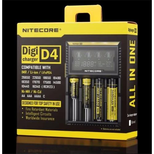 Cargador inteligente 4 baterias Digital Nitecore