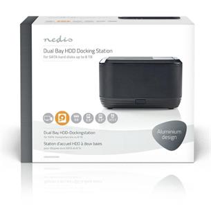 Base Clonador 2x Sata USB 3.0 Nedis