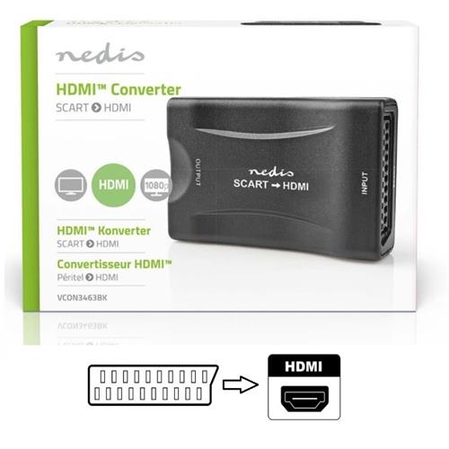 Convertidor SCART a HDMI 720/1080 Nedis