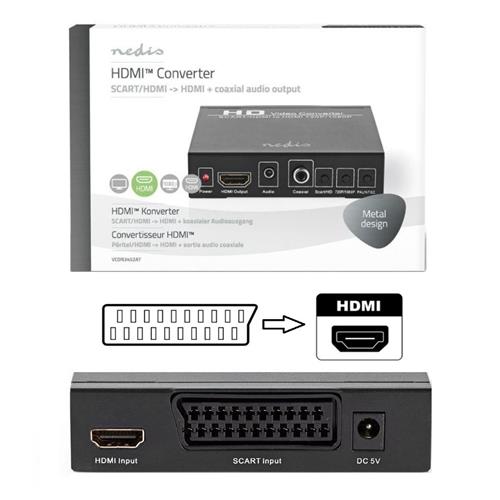 Convertidor Euroconector a HDMI NEDIS 3452AT