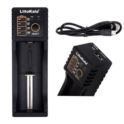 Cargador USB Bat x 1 Litio Lii-100 Litokala