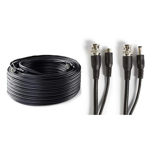 Cable video montado BNC/BNC + alimentacion 50m