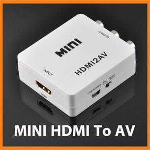 Convertidor HDMI a video compuesto + audio