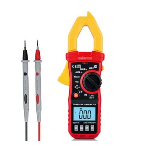 Pinza amperimétrica digital DCM140 600V 600A AC/DC