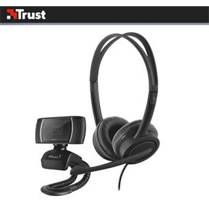 Webcam Trust 720P+Auricular con Micro