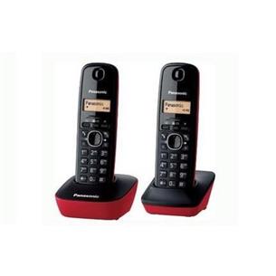 Telefono Panasonic DUO TG1612 Rojo/Negro