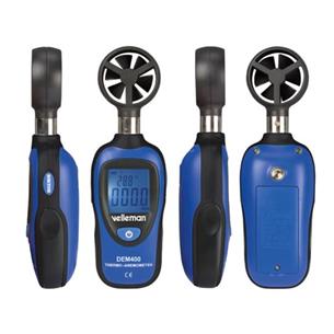 Anemometro termometro de mano DEM400