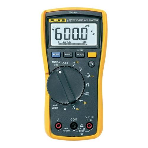 Multimetro digital 600Vac/600Vdc 10Aac/10Adc TRMS Fluke 117 Multimetro digital 600Vac/600Vdc 10Aac/10Adc TRMS Fluke 117