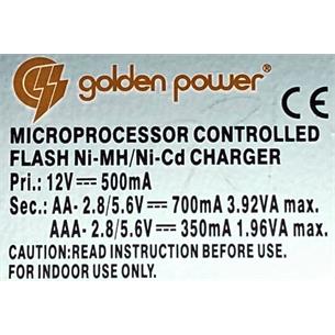 Cargador plias NiCd/NiMH AA/AAA 12V 2