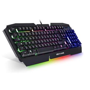 Teclado Gaming USB Spirit Pro-PK5 RGB