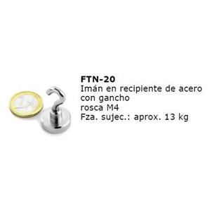 Iman en recipiente con gancho F.S 13Kg