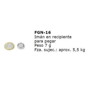 iman en recipiente para pegar F.S 5.5Kg