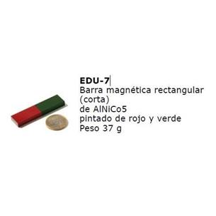 Barra magnetica rectangular (corta) AlNiCo5 (iman)