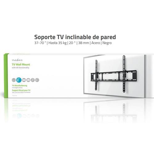 Soporte TV/monitor 37/70" inclinable max.35kg Nedis