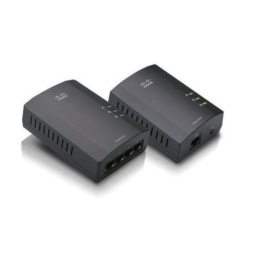 Homeplug 200Mbps Kit 2 Linksys 4 salidas PLSK400